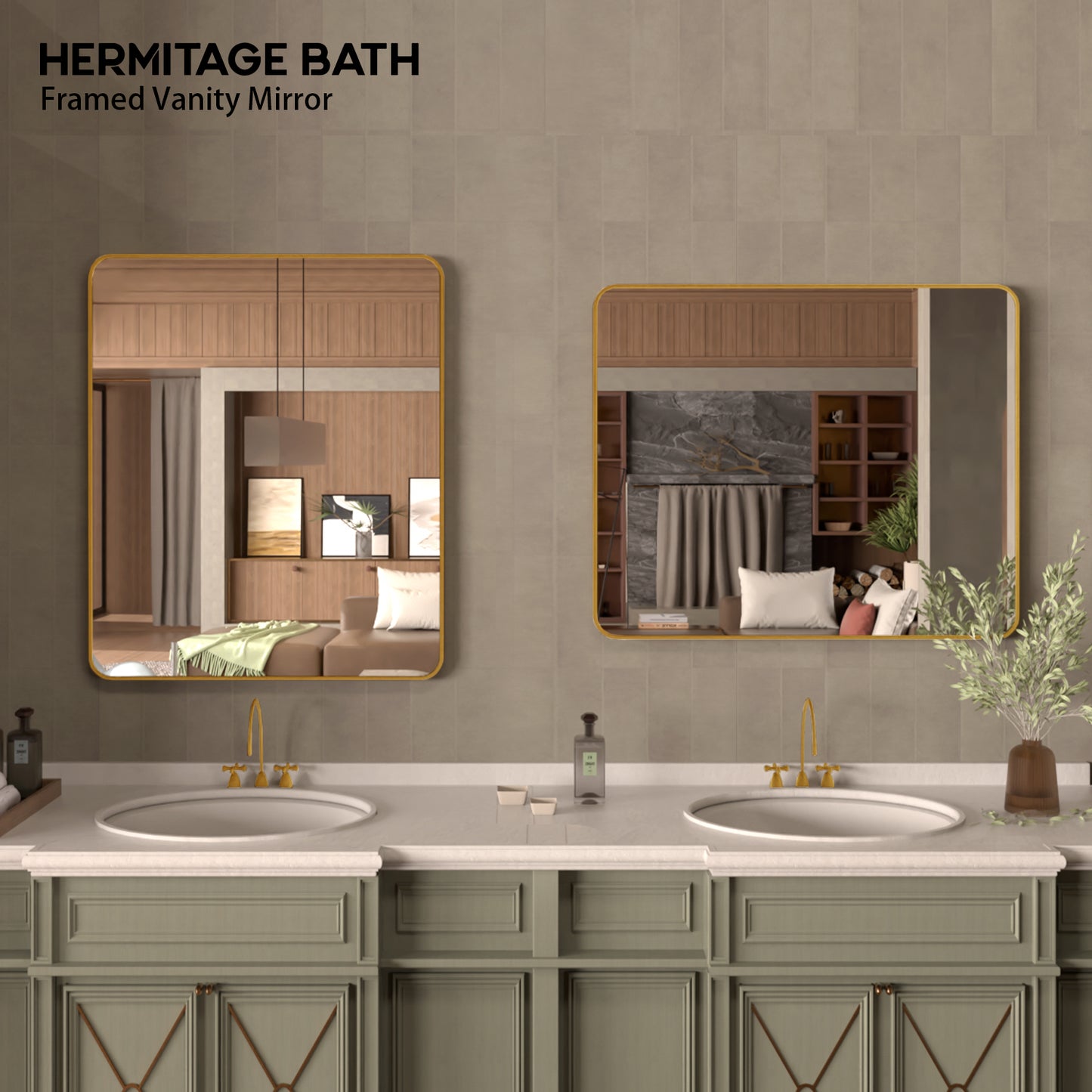 Rectangular Framed Wall Bathroom Vanity Mirror SM-3036G-8_27176f7b-2142-4804-a876-2bfac42071df