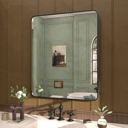Rectangular Framed Wall Bathroom Vanity Mirror SM-3036MB-2_a0a429df-2301-49e2-878d-b84230a6a7d3