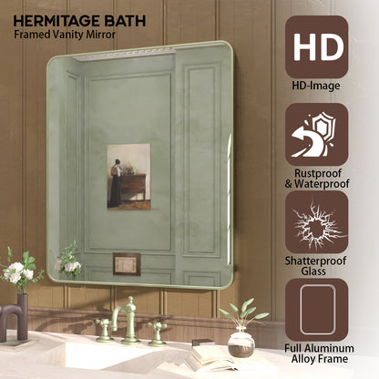 30 in. W x 36 in. H Rectangular Framed Wall Bathroom Vanity Mirror SM-3036MG-4_a415e319-760b-4e83-8081-ca812231aa56