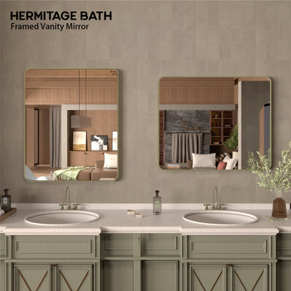 30 in. W x 36 in. H Rectangular Framed Wall Bathroom Vanity Mirror SM-3036MG-8_e9c889f2-56ea-4215-a99d-52549cea3f69