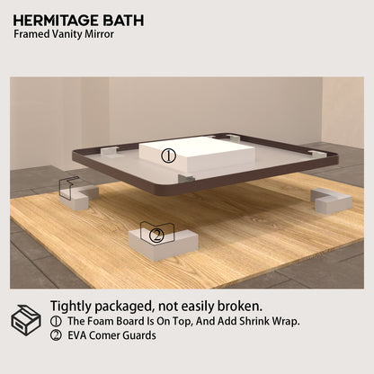 Rectangular Framed Wall Bathroom Vanity Mirror SM-3036ORB-12_21941b16-625e-49d4-8d79-8de1edb4f30f