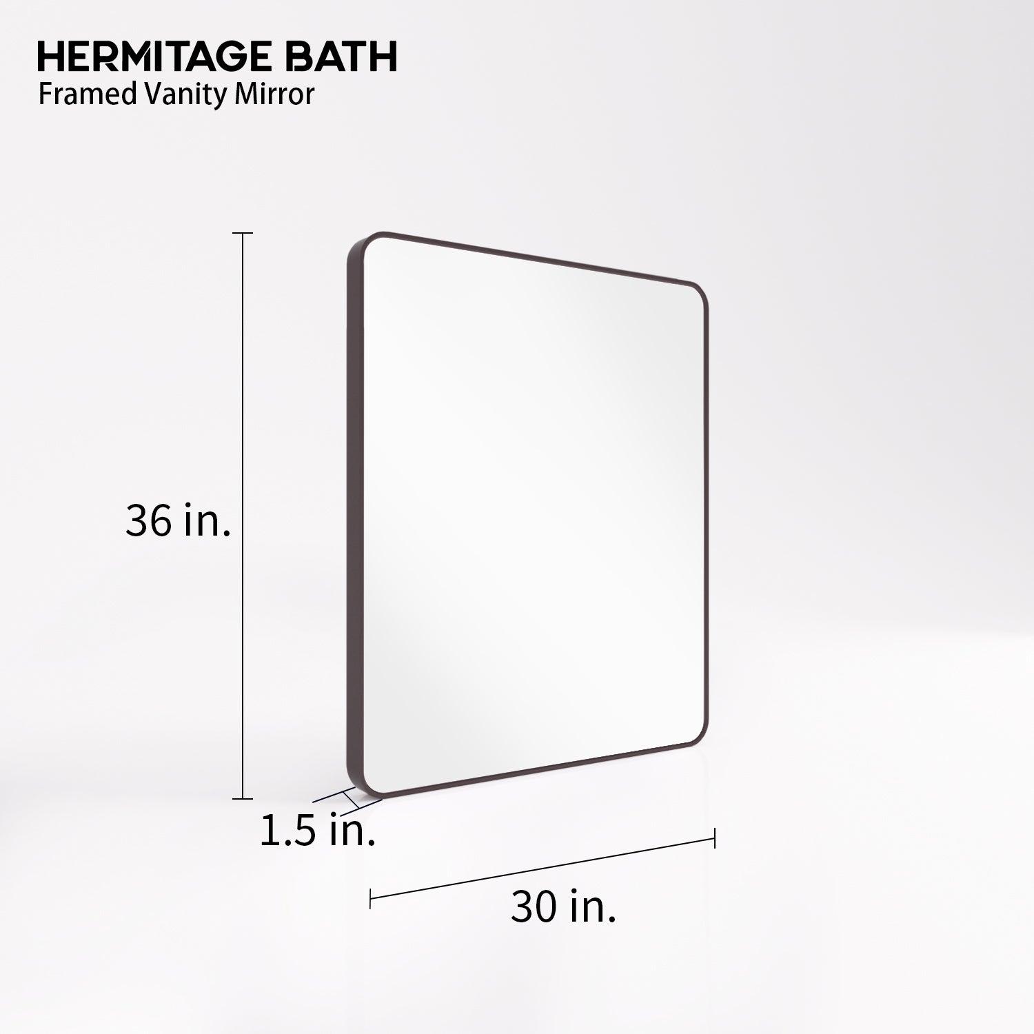 Cosy 30 in. W x 36 in. H Rectangular Framed Wall Bathroom Vanity Mirror SM-3036ORB-3_d4c9f02e-b1a3-4c56-a8d2-0f3966bfbdf4