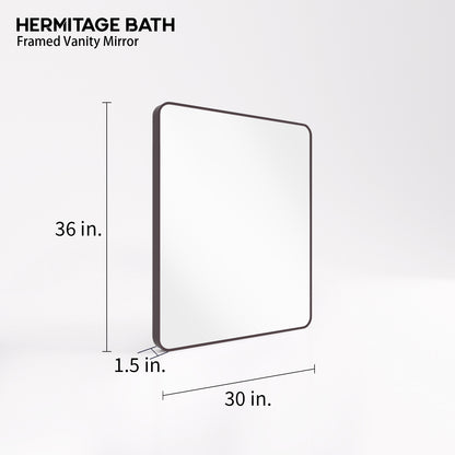 Cosy 30 in. W x 36 in. H Rectangular Framed Wall Bathroom Vanity Mirror SM-3036ORB-3_d4c9f02e-b1a3-4c56-a8d2-0f3966bfbdf4