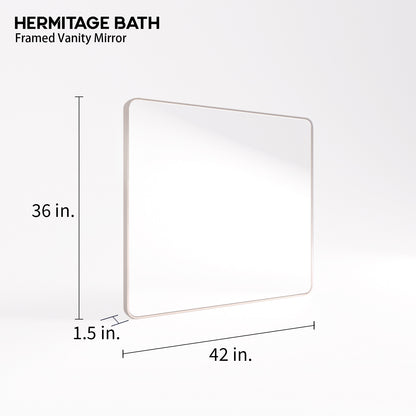 Rectangular Framed Wall Bathroom Vanity Mirror SM-4236BN-3_190b30cf-e713-42d9-9f0d-0bc85bf327e3