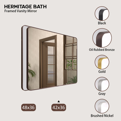 Rectangular Framed Wall Bathroom Vanity Mirror SM-4236ORB-10_1b188e31-08e3-4e22-b03f-497e7660a444