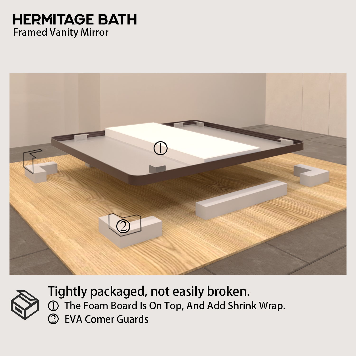 Rectangular Framed Wall Bathroom Vanity Mirror SM-4236ORB-12_4a6c46d0-4341-44e5-a14c-89b43ed1f219
