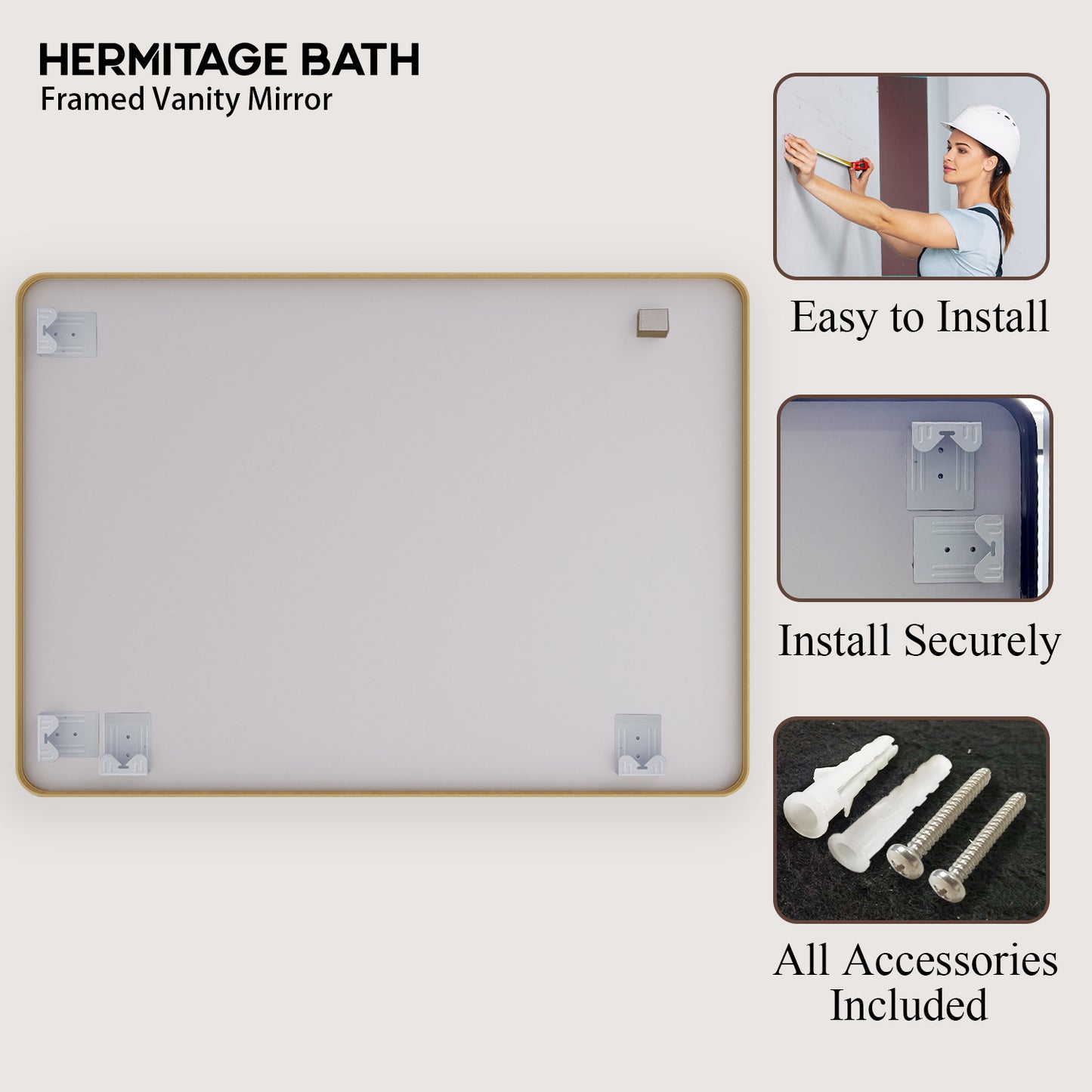 Cosy 48 in. W x 36 in. H Rectangular Framed Wall Bathroom Vanity Mirror SM-4836G-11_2b78dc44-8fec-47d2-9c25-e5dd9614c25d