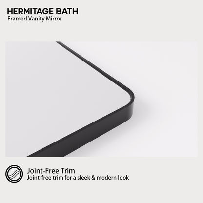 Cosy 72 in. W x 36 in. H Rectangular Framed Wall Bathroom Vanity Mirror SM-7236MB-5