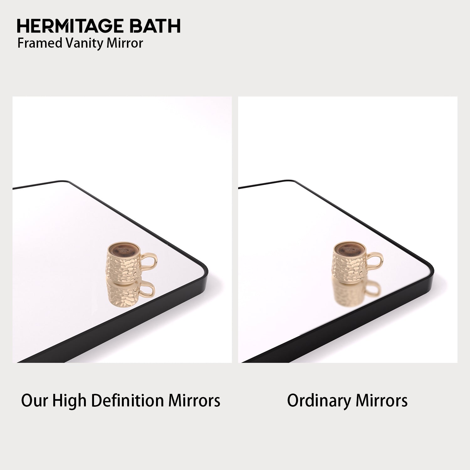 Cosy 72 in. W x 36 in. H Rectangular Framed Wall Bathroom Vanity Mirror SM-7236MB-6