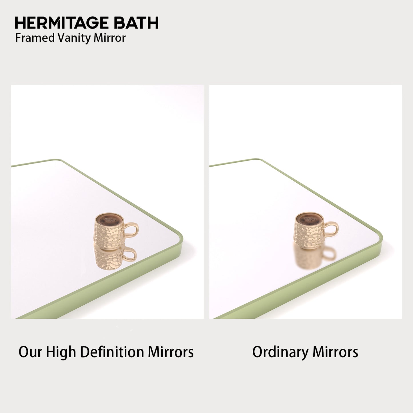 Cosy 72 in. W x 36 in. H Rectangular Framed Wall Bathroom Vanity Mirror SM-7236MG6