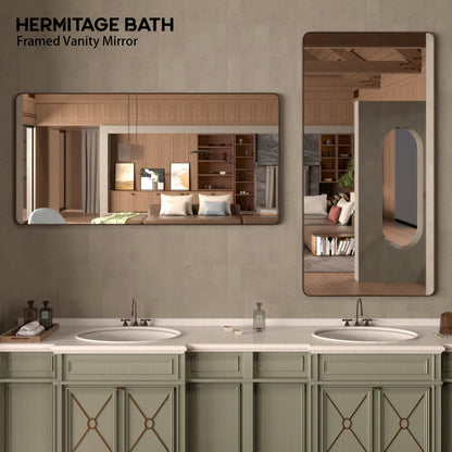 Cosy 72 in. W x 36 in. H Rectangular Framed Wall Bathroom Vanity Mirror SM-7236ORB-8