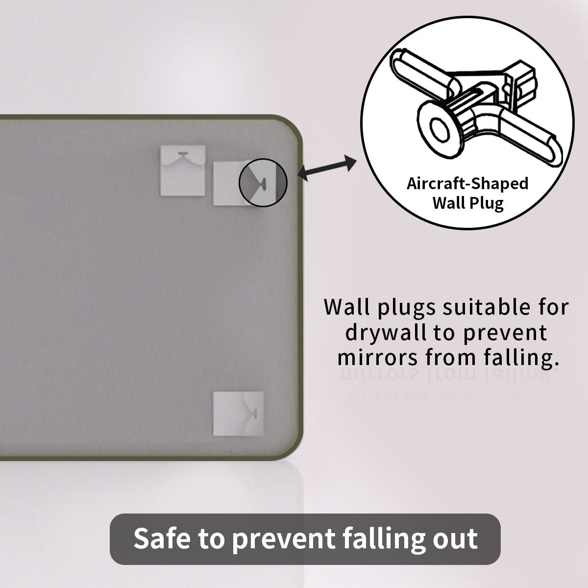 TaiMei 24 in. W x 36 in. H Vertical / Horizontal Rectangular Aluminum Framed Wall Mirror SM2436-MG-12