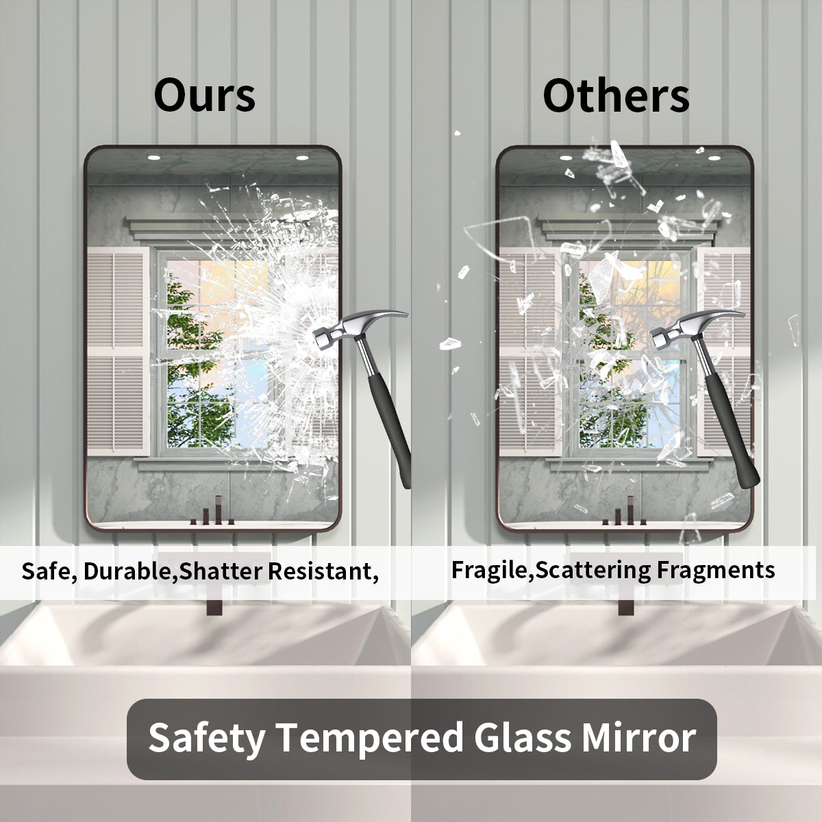 FMNP TaiMei 24 in. W x 36 in. H Rectangular Framed Wall Bathroom Vanity Mirror SM2436-ORB-08_7e248d8c-259c-4ea7-9ab2-c68807e27716