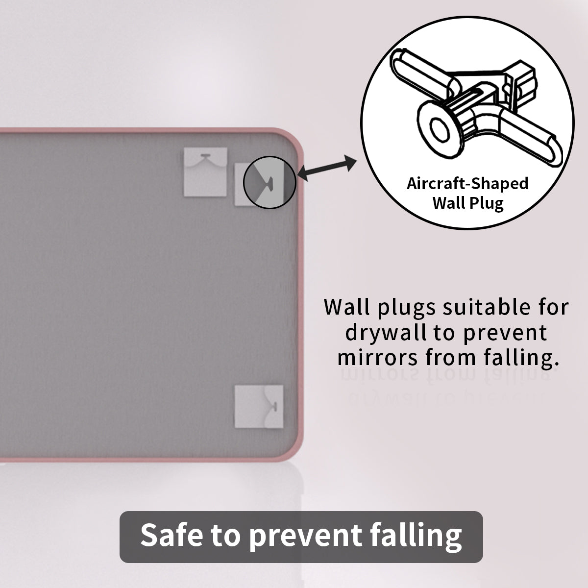 TaiMei 30 in. W x 36 in. H Vertical / Horizontal Rectangular Aluminum Framed Wall Mirror SM3036-RG-12