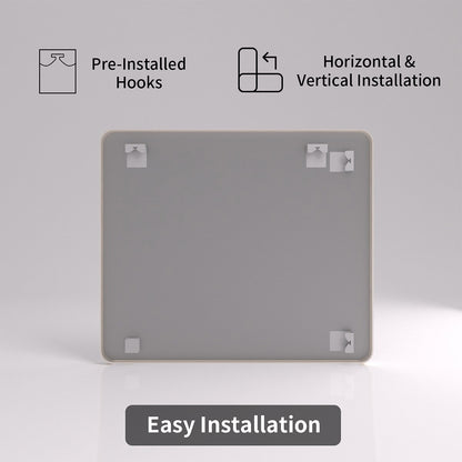 TaiMei 42 in. W x 36 in. H Vertical / Horizontal Rectangular Aluminum Framed Mirror