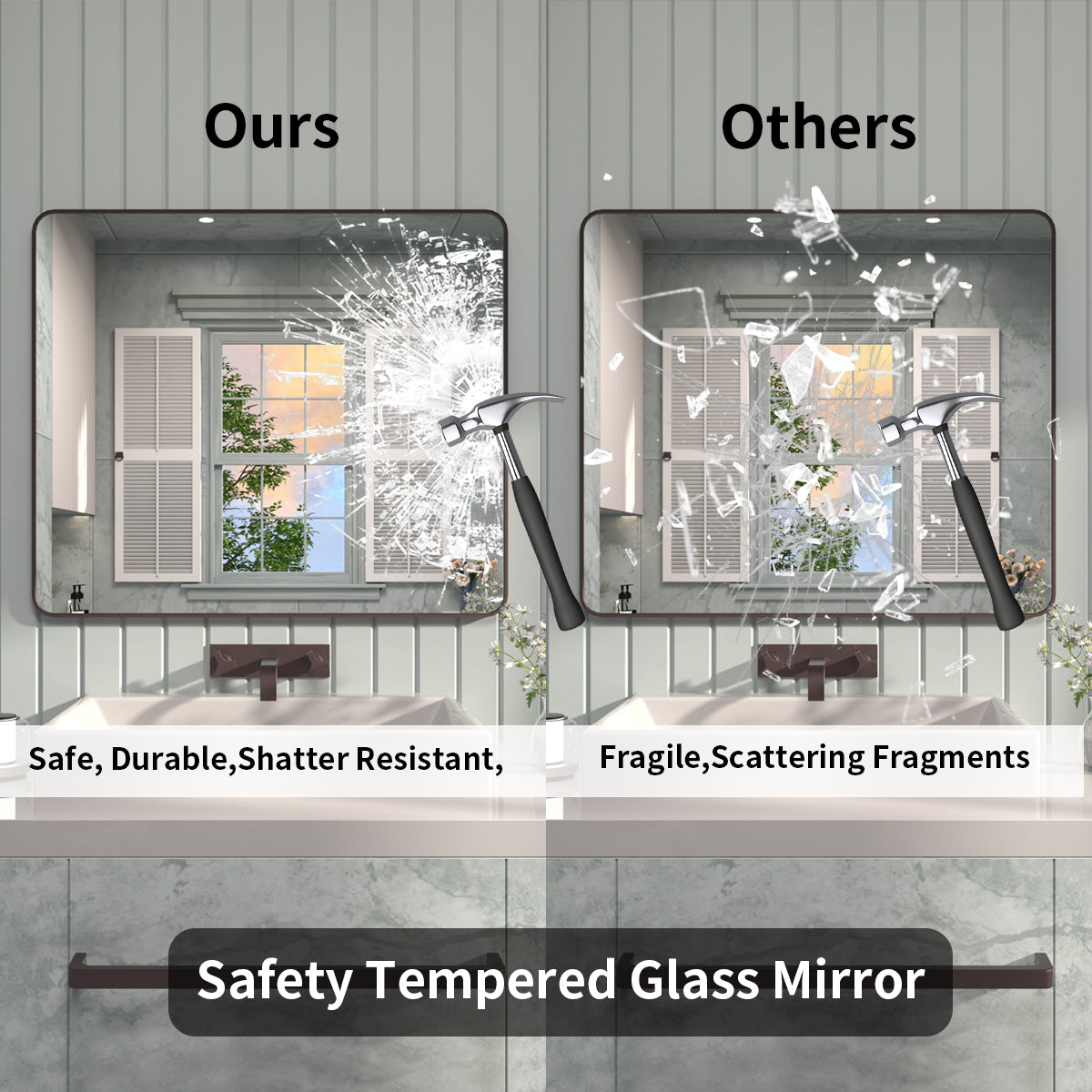 FMNP TaiMei 42 in. W x 36 in. H Rectangular Framed Wall Bathroom Vanity Mirror SM4236-ORB-08_91791ff5-a9a0-40ec-83d6-ebda028ddd57