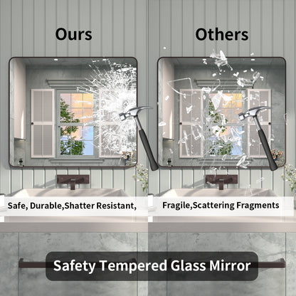 FMNP TaiMei 42 in. W x 36 in. H Rectangular Framed Wall Bathroom Vanity Mirror SM4236-ORB-08_91791ff5-a9a0-40ec-83d6-ebda028ddd57