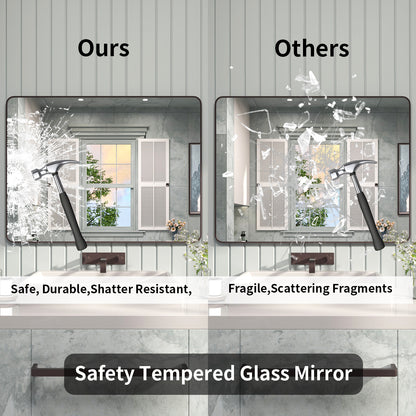 FMNP TaiMei 48 in. W x 36 in. H Rectangular Framed Wall Bathroom Vanity Mirror SM4836-ORB-08_f2f14f23-83d8-4d7f-870d-4ee9e41ec9fd