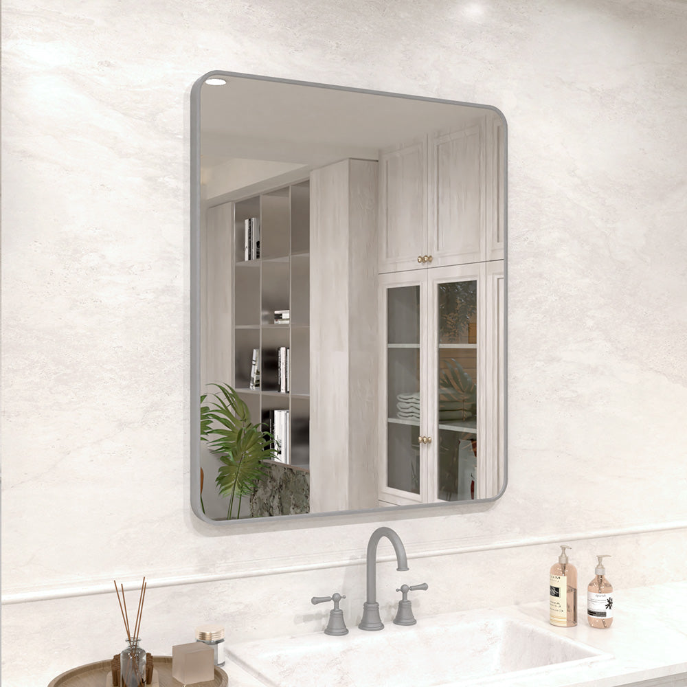 Vista 30 in. W x 36 in. H Rectangular Framed Wall Bathroom Vanity Mirror SR-GY30S-1_226d066f-a06c-405a-9f9d-5ef6ec5bfa2f