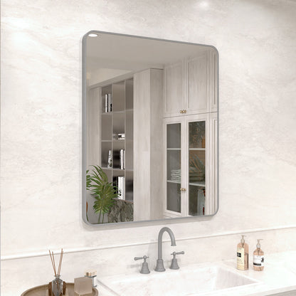 Vista 30 in. W x 36 in. H Rectangular Framed Wall Bathroom Vanity Mirror SR-GY30S-1_226d066f-a06c-405a-9f9d-5ef6ec5bfa2f