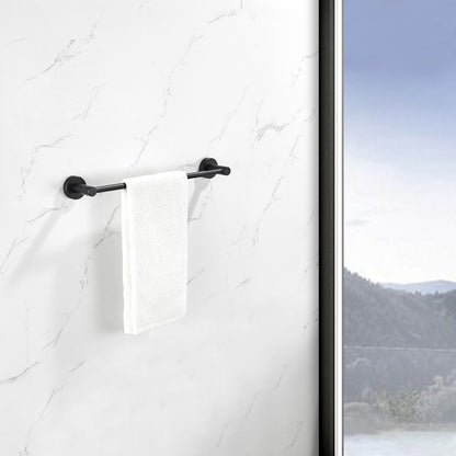 NestPro 16-27 In. Adjustable Expandable Wall Mounted Towel Bar for Bathroom Kitchen TMTB1627-BL1