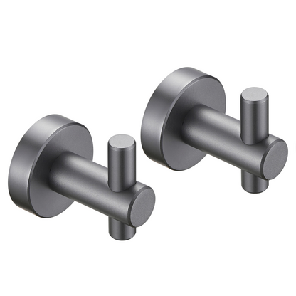 Gluon 2 Pack J-Hook Robe/Towel Hook with Screws Grey TMTH2-GY2_de7643c2-ddbe-4b12-8086-6943a4e42d05