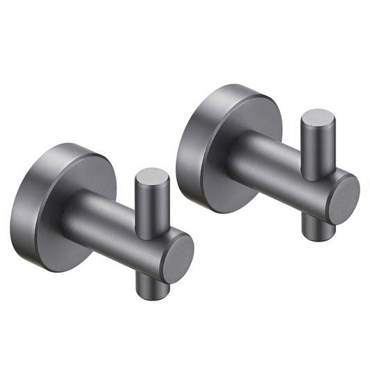 Gluon 2 Pack J-Hook Robe/Towel Hook with Screws Grey TMTH2-GY2_de7643c2-ddbe-4b12-8086-6943a4e42d05