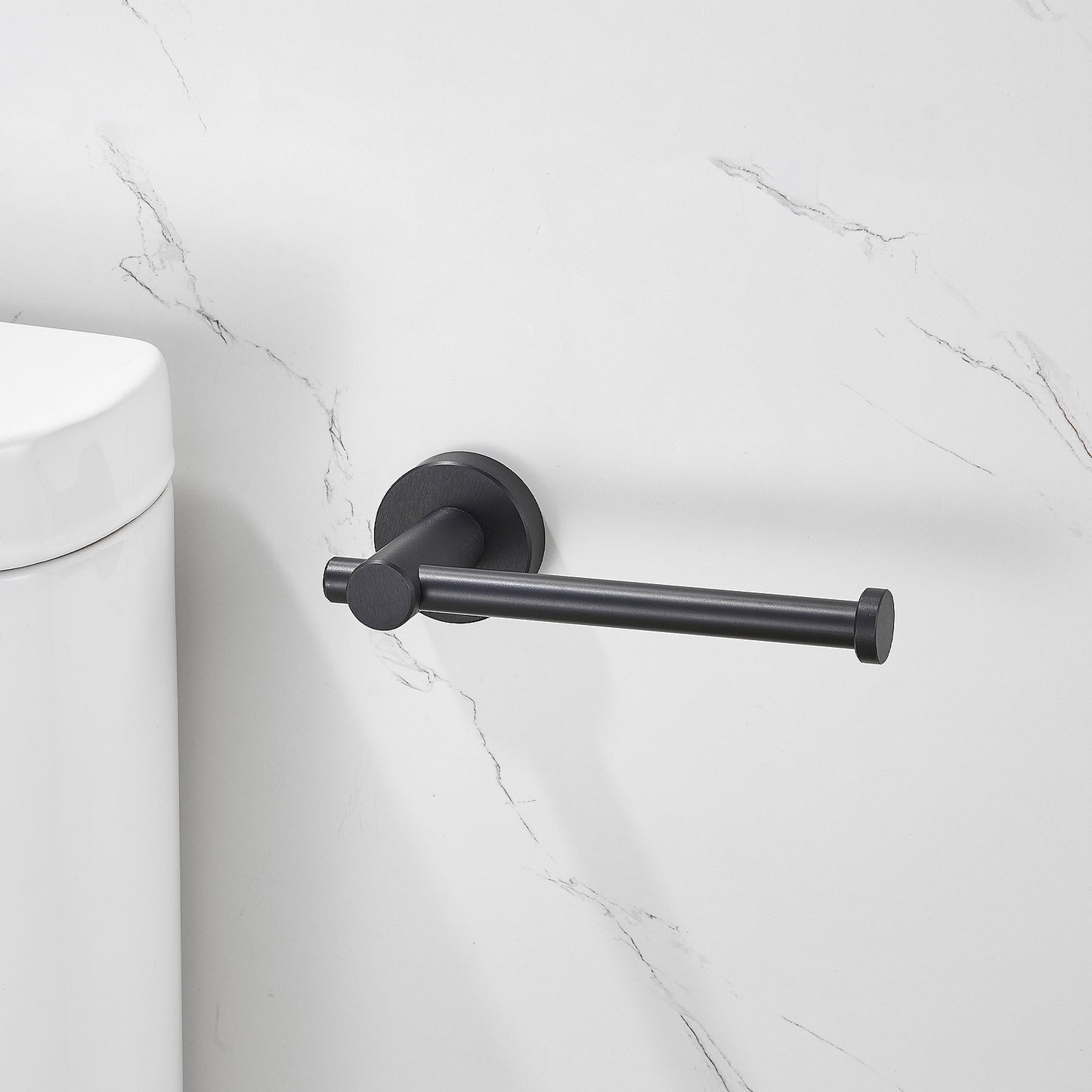 NestPro Wall Mounted Single Post Toilet Paper Holder Bath Hardware Accessory TMTPH6-BL6