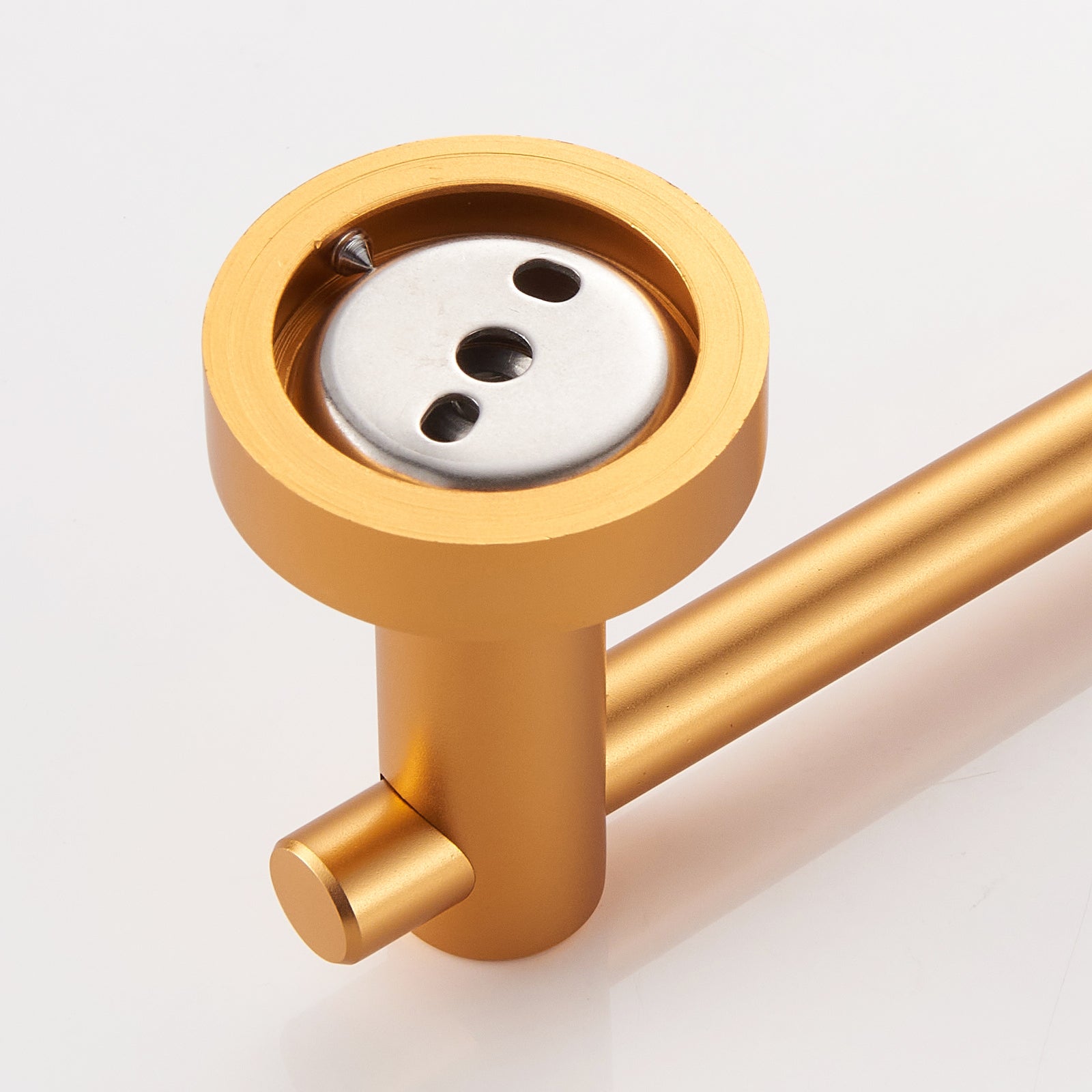 NestPro Wall Mounted Single Post Toilet Paper Holder Bath Hardware Accessory TMTPH6-GD4
