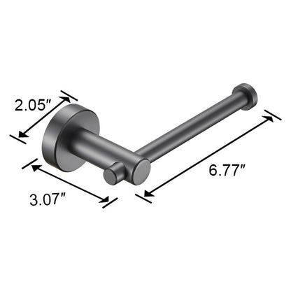 NestPro Wall Mounted Single Post Toilet Paper Holder Bath Hardware Accessory TMTPH6-GY5