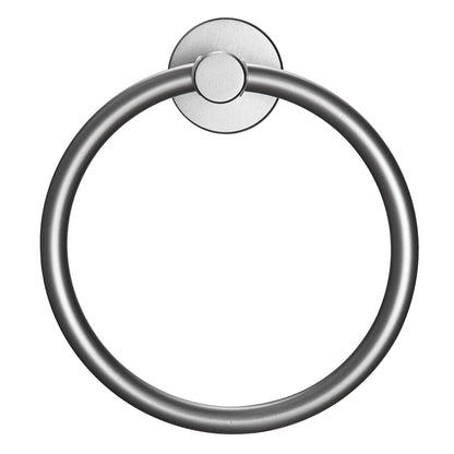 NestPro Wall Mounted Round Closed Towel Ring Bath Hardware Accessory Gun Grey TMTR6-GY1