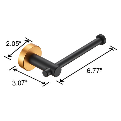 Gluon 3-Piece Bath Hardware Set with Adjustable Hand Towel Bar, Toilet Paper Holder and Towel Ring