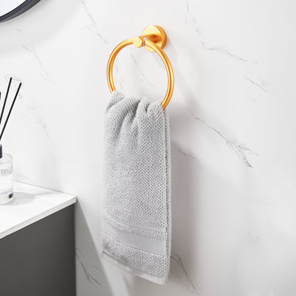 NestPro 3 -Piece Bath Hardware Set with Adjustable Towel Bar/Rack, Toilet Paper Holder, Towel Ring XYBH03-GD06_cff73006-063a-4262-a72b-3ac50dfb8e69