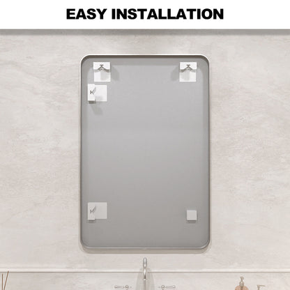 Vista 24 in. W x 36 in. H Rectangular Framed Wall Bathroom Vanity Mirror XYS-2436BN12_b0353f45-58be-4021-99d7-a1869ccaac27