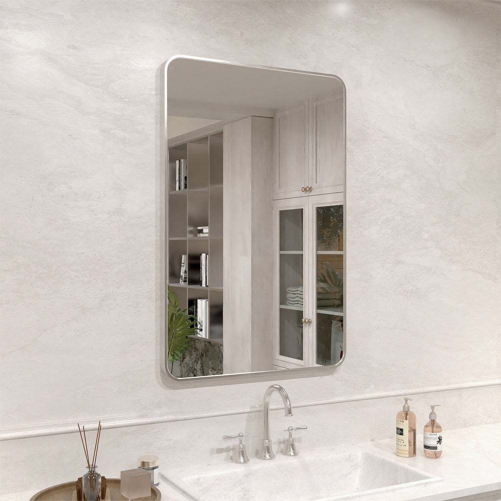 Vista 24 in. W x 36 in. H Rectangular Framed Wall Bathroom Vanity Mirror XYS-2436BN1_f1202edc-48ac-4e1a-a940-e433385028dd