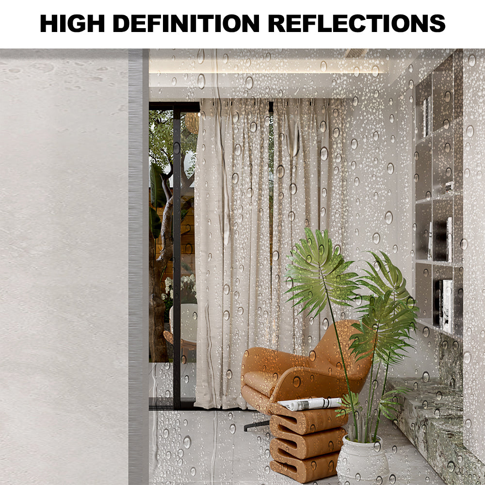 Vista 24 in. W x 36 in. H Rectangular Framed Wall Bathroom Vanity Mirror XYS-2436GY10_e795f03d-281c-4167-a7b3-5f5332f5fa58