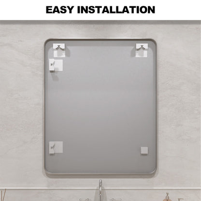 Vista 30 in. W x 36 in. H Rectangular Framed Wall Bathroom Vanity Mirror XYS-3036BN12