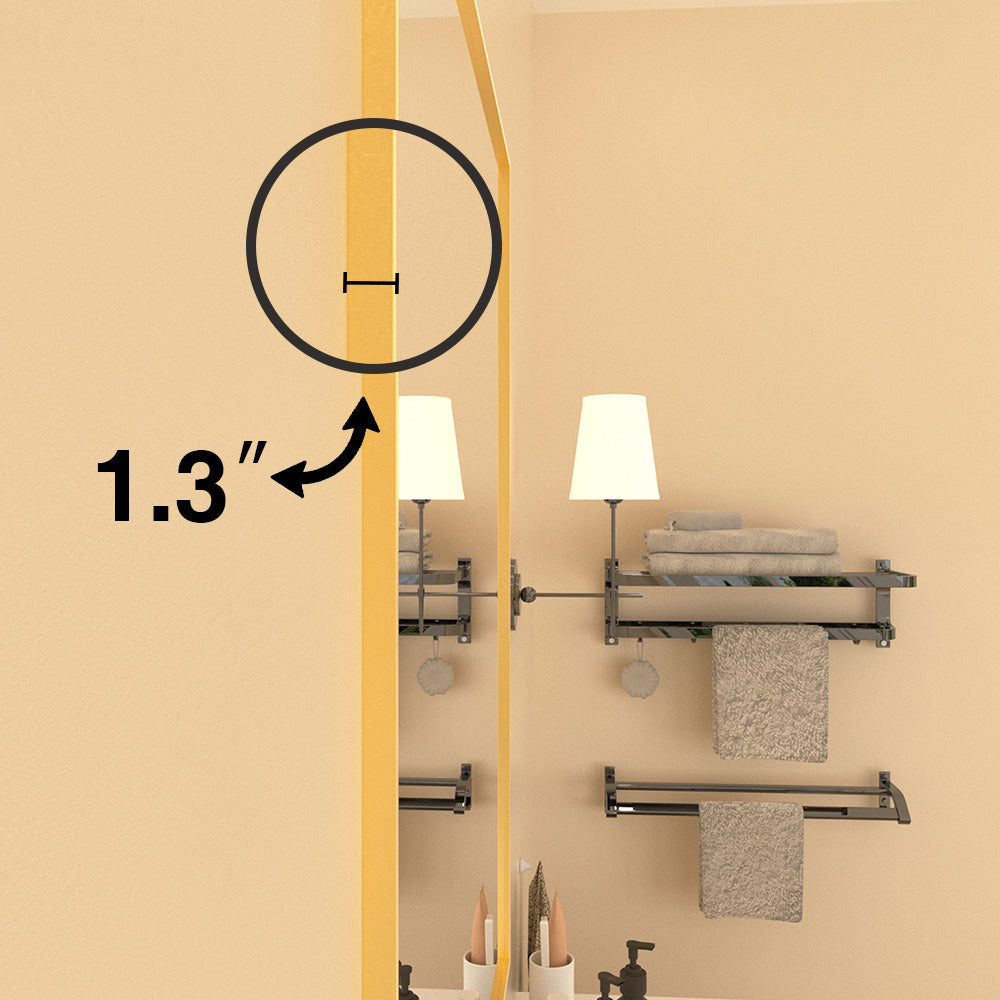 Nova Rectangular Framed Wall Bathroom Vanity Mirror XYZ-2430BG11