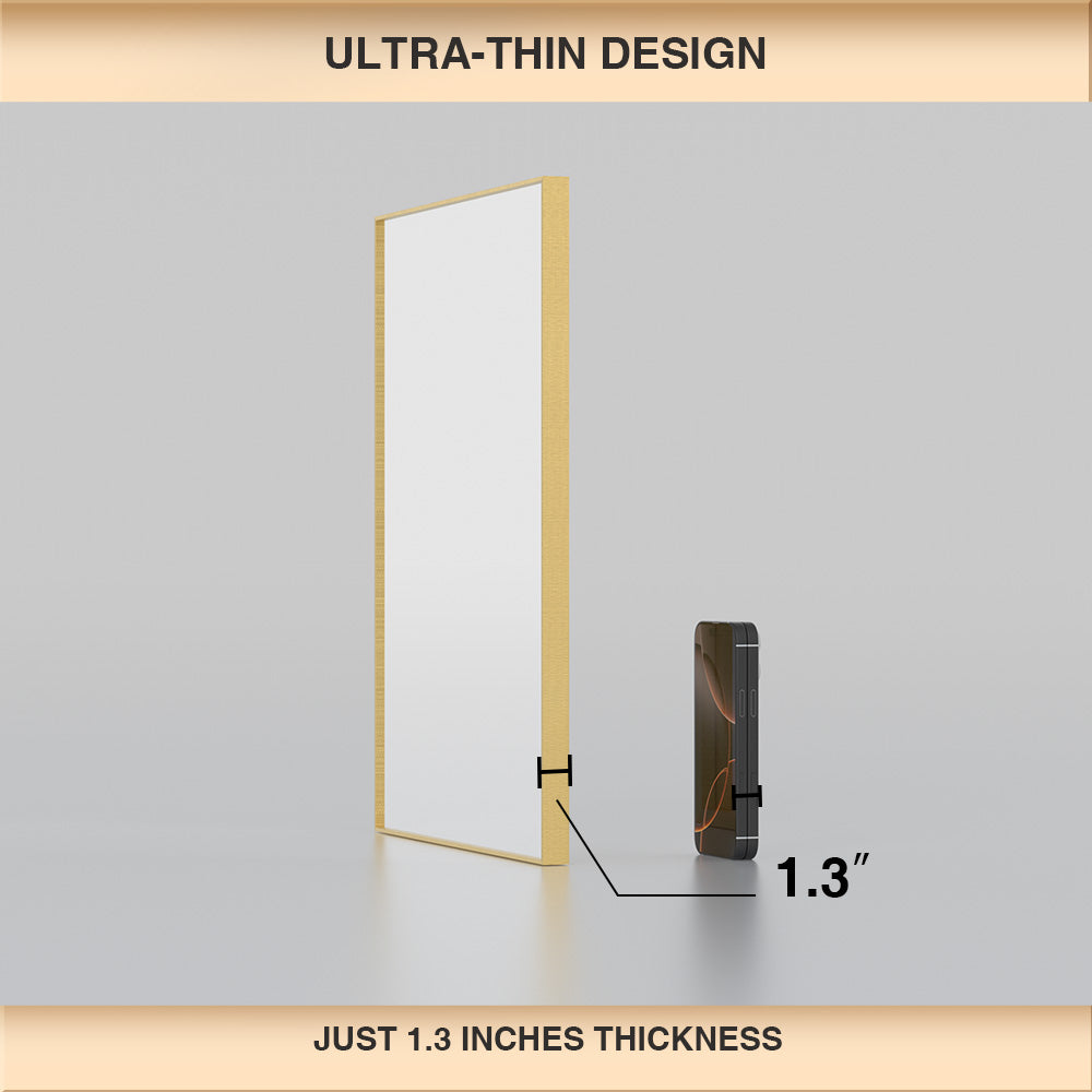 Nova Rectangular Framed Wall Bathroom Vanity Mirror XYZ-2430BG6