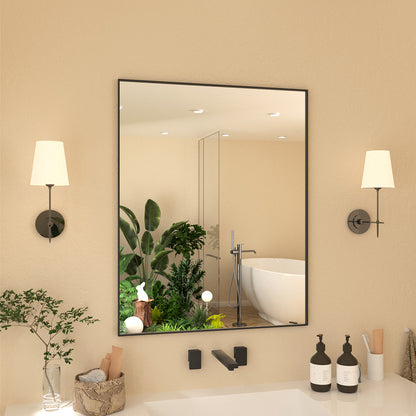 Nova Rectangular Framed Wall Bathroom Vanity Mirror XYZ-2430BL2