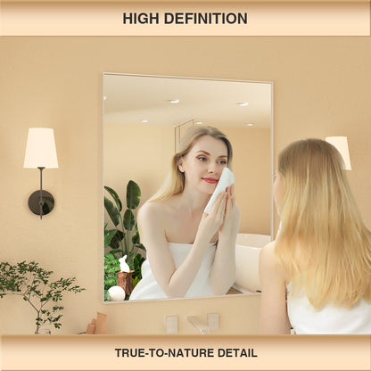 Nova Rectangular Framed Wall Bathroom Vanity Mirror XYZ-2430NK5