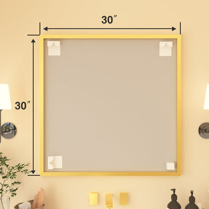 Nova Rectangular Framed Wall Bathroom Vanity Mirror XYZ-3030BG12
