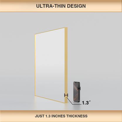 Nova Rectangular Framed Wall Bathroom Vanity Mirror XYZ-3030BG6