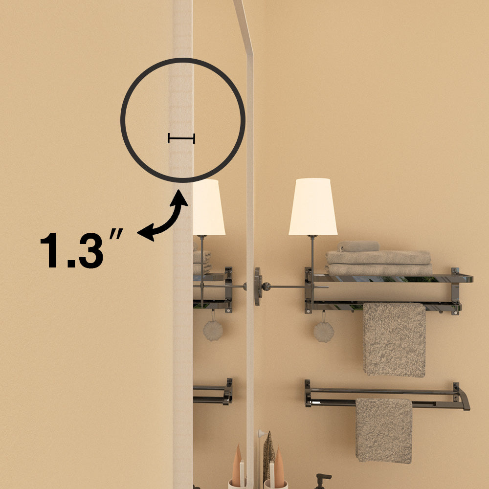 Nova Rectangular Framed Wall Bathroom Vanity Mirror XYZ-3030NK11