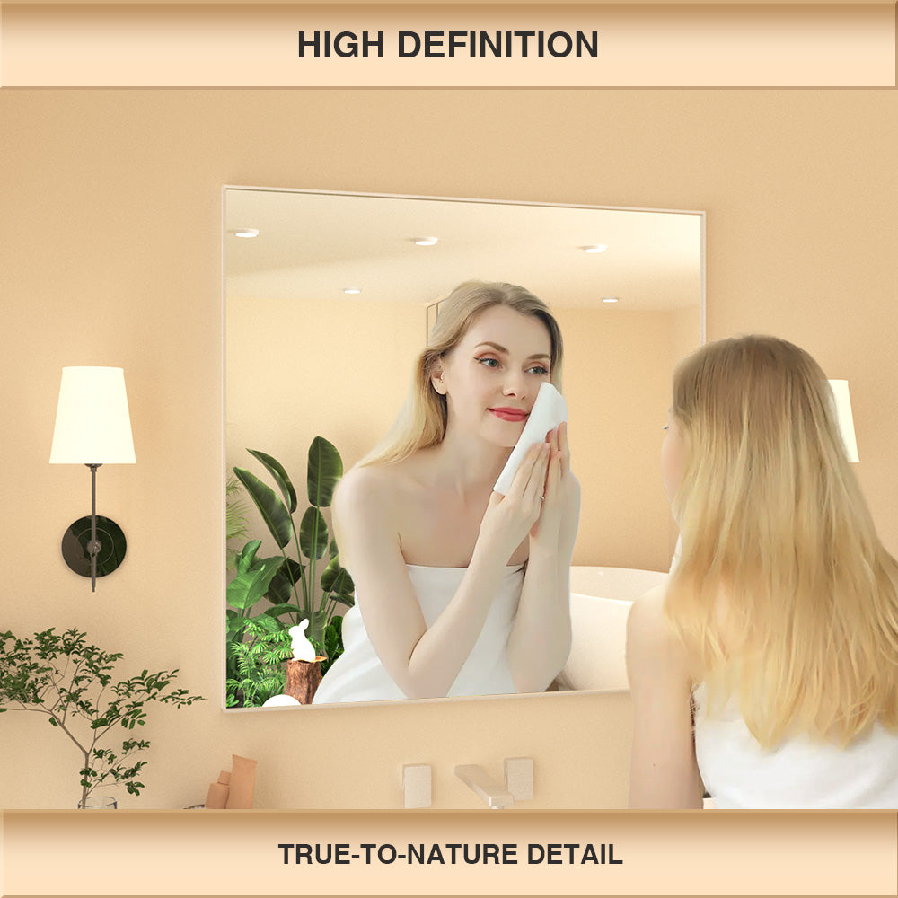 Nova Rectangular Framed Wall Bathroom Vanity Mirror XYZ-3030NK5