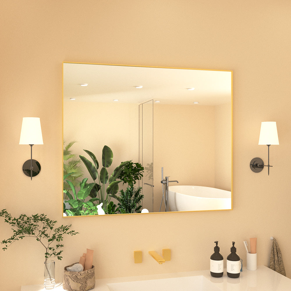 Nova Rectangular Framed Wall Bathroom Vanity Mirror XYZ-3630BG2