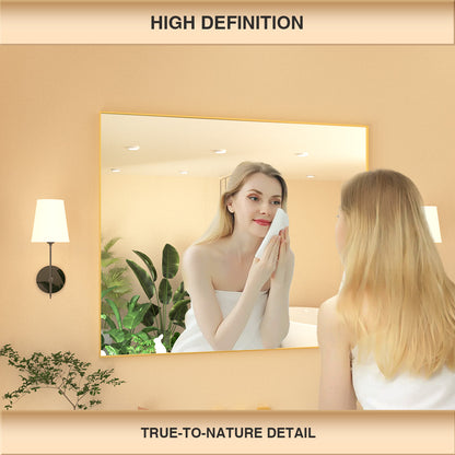 Nova Rectangular Framed Wall Bathroom Vanity Mirror XYZ-3630BG5