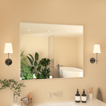Nova Rectangular Framed Wall Bathroom Vanity Mirror XYZ-3630NK2