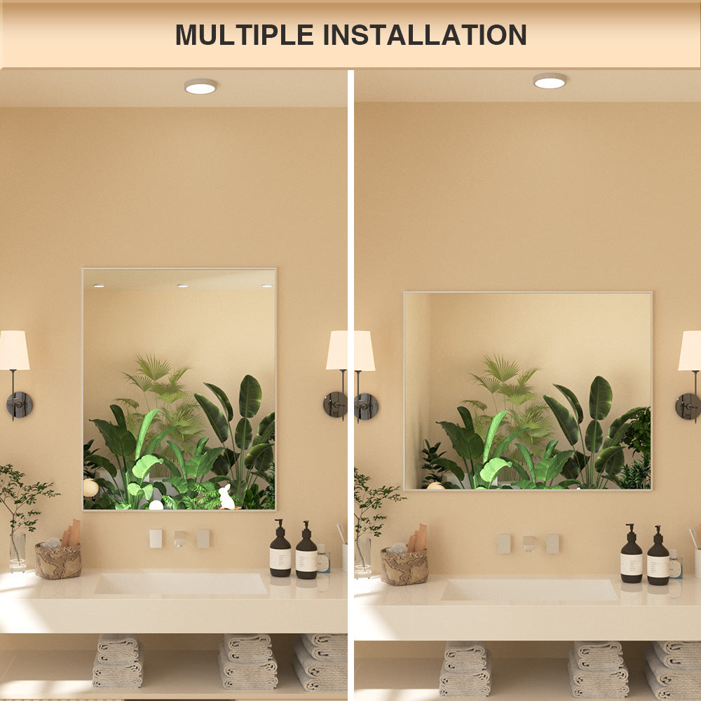 Nova Rectangular Framed Wall Bathroom Vanity Mirror XYZ-3630NK8