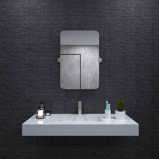 Niveal NVCM Series Rectangular Framed Tilt Vanity Mirror for Bathroom Wall Mount